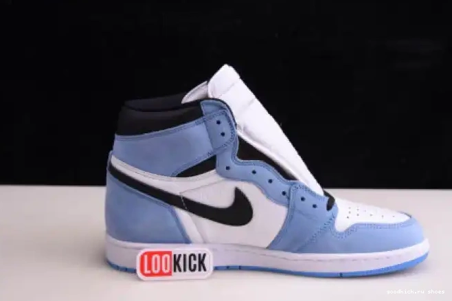 Cheap 1 555088-134 RETRO AIR HIGH BLACK UNIVERSITY WHITE BLUE JORDAN 0511